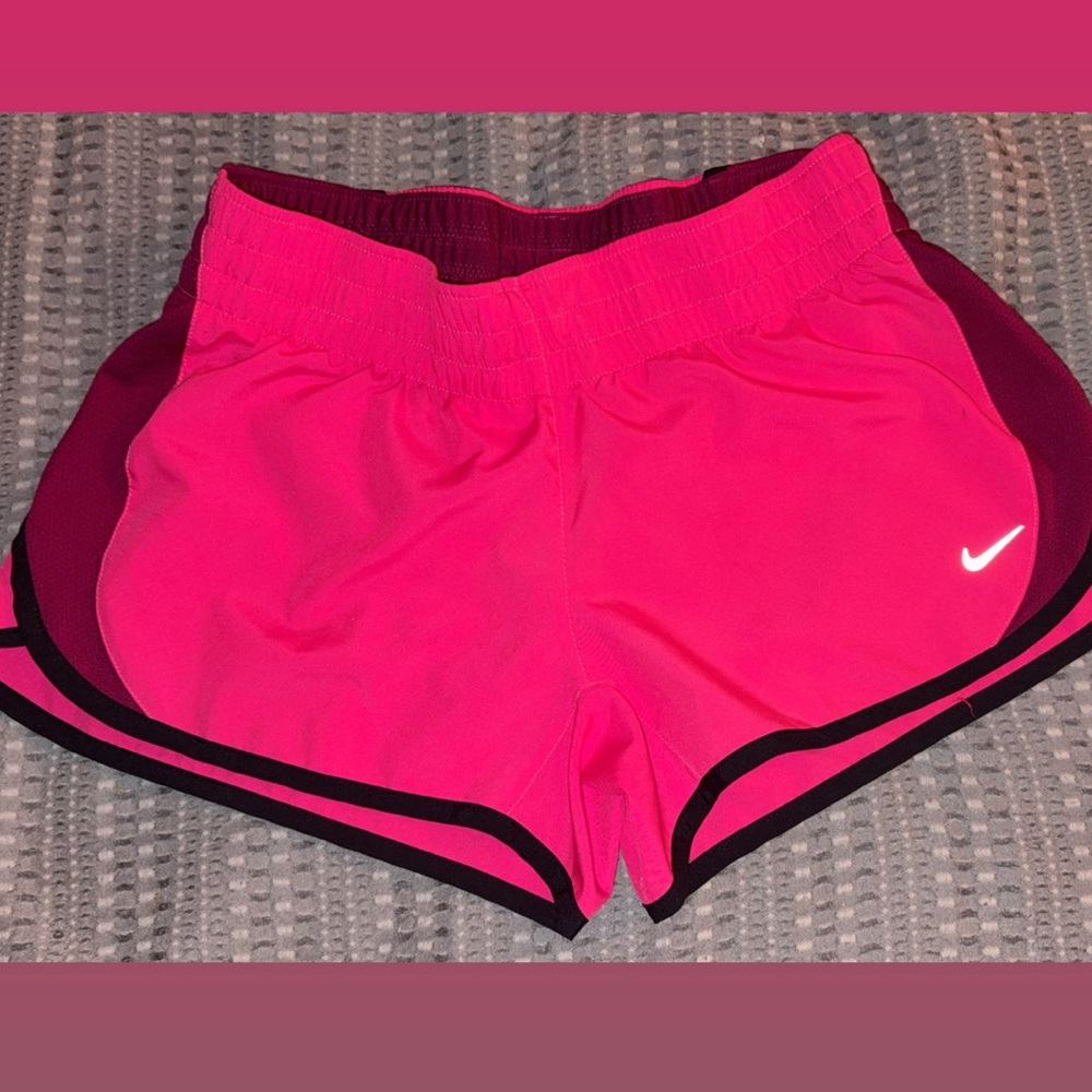 Nike Women's Bright Pink Athletic Shorts